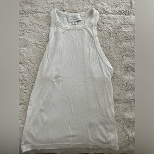 Topshop White high neck tank never worn